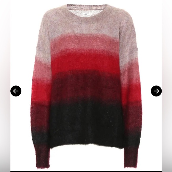 ISABEL MARANT ÉTOILE Drussell Striped Mohair And Wool-Blend